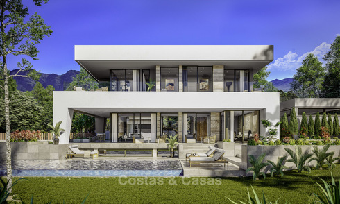Gorgeous new modern-contemporary luxury villa with sea views for sale in a classy golf resort, Mijas, Costa del Sol 16351