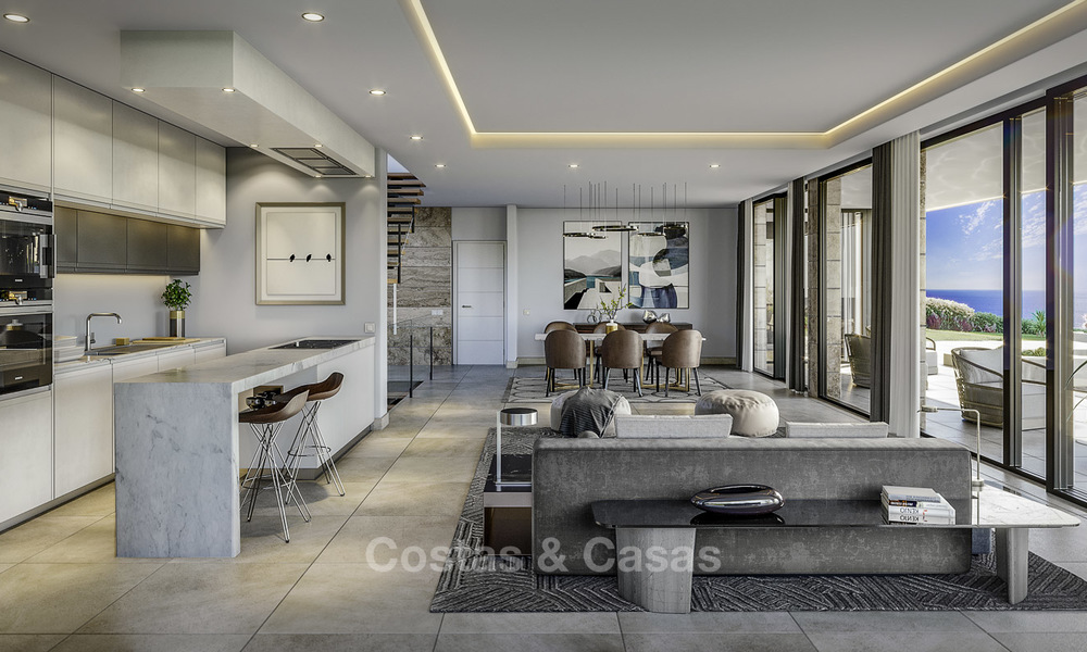 Gorgeous new modern-contemporary luxury villa with sea views for sale in a classy golf resort, Mijas, Costa del Sol 16353