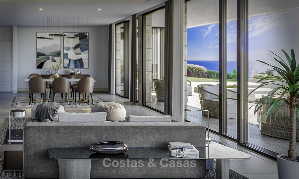 Gorgeous new modern-contemporary luxury villa with sea views for sale in a classy golf resort, Mijas, Costa del Sol 16354