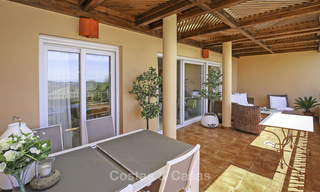 Spacious penthouse apartment with stunning sea views for sale in luxury complex in the Golf Valley, Nueva Andalucia, Marbella 17468 