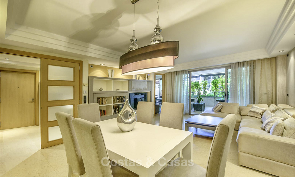 Very spacious modern luxury apartment for sale in a prestigious urbanisation on the Golden Mile, Marbella 15255