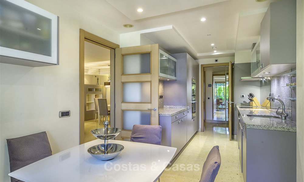 Very spacious modern luxury apartment for sale in a prestigious urbanisation on the Golden Mile, Marbella 15260