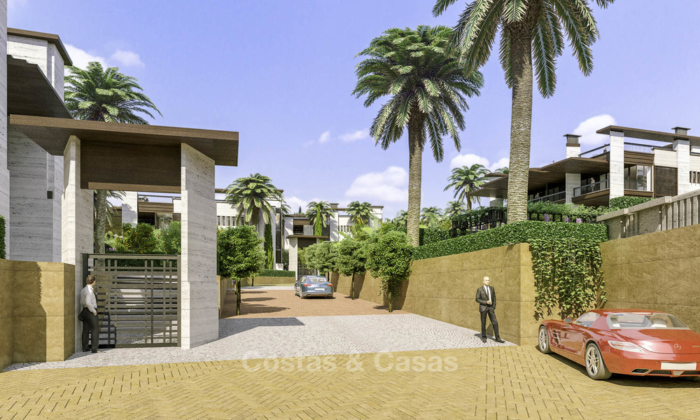 New mansion-style modern luxury villas for sale, walking distance to Puerto Banus, on the Golden Mile in Marbella 15299