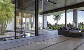 New mansion-style modern luxury villas for sale, walking distance to Puerto Banus, on the Golden Mile in Marbella 15307 
