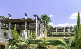New mansion-style modern luxury villas for sale, walking distance to Puerto Banus, on the Golden Mile in Marbella 15312 