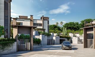 New mansion-style modern luxury villas for sale, walking distance to Puerto Banus, on the Golden Mile in Marbella 29462 