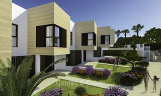 Move-in ready. Elegant and luxurious new contemporary townhouses for sale in Nueva Andalucia, Marbella 16784 