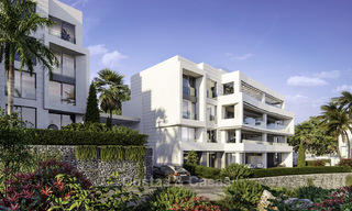 New deluxe frontline golf apartments with outstanding sea and golf views for sale in East Marbella 16765 