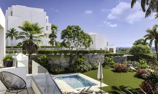 New deluxe frontline golf apartments with outstanding sea and golf views for sale in East Marbella 16779 