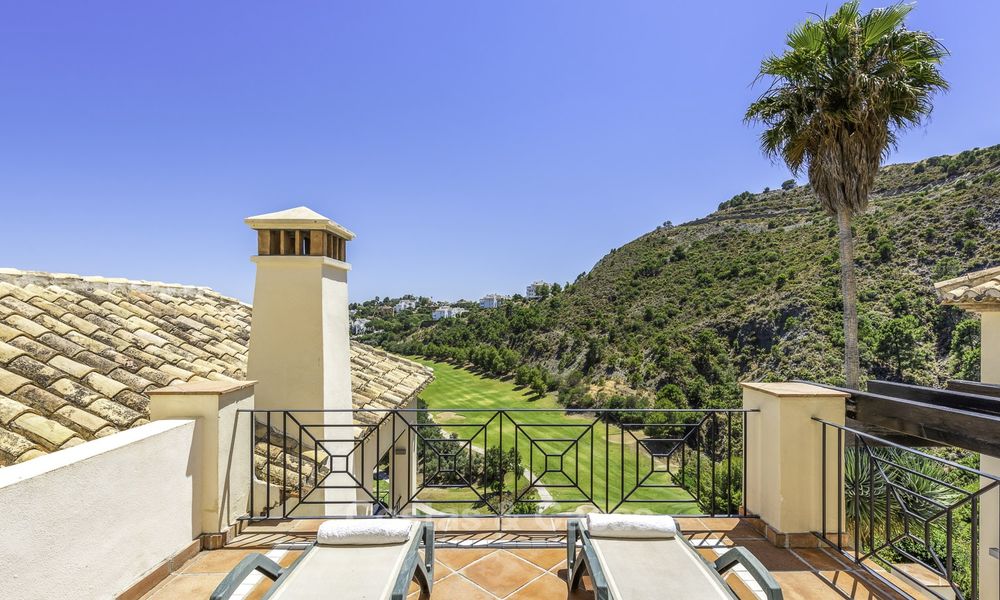 Ravishing modern Mediterranean style villa for sale, frontline golf, Benahavis - Marbella 15408