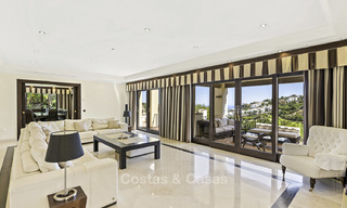Ravishing modern Mediterranean style villa for sale, frontline golf, Benahavis - Marbella 15412 