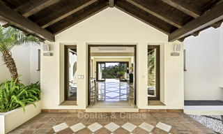 Ravishing modern Mediterranean style villa for sale, frontline golf, Benahavis - Marbella 15421 