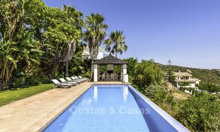 Ravishing modern Mediterranean style villa for sale, frontline golf, Benahavis - Marbella 15401 