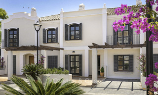 Beach side modern-Mediterranean luxury townhouse for sale, ready to move into, San Pedro, Marbella 15482 