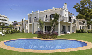 Beach side modern-Mediterranean luxury villa for sale, move-in ready, Guadalmina Baja, Marbella 15490 