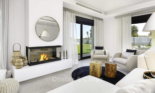 Beach side modern-Mediterranean luxury villa for sale, move-in ready, Guadalmina Baja, Marbella 15501 