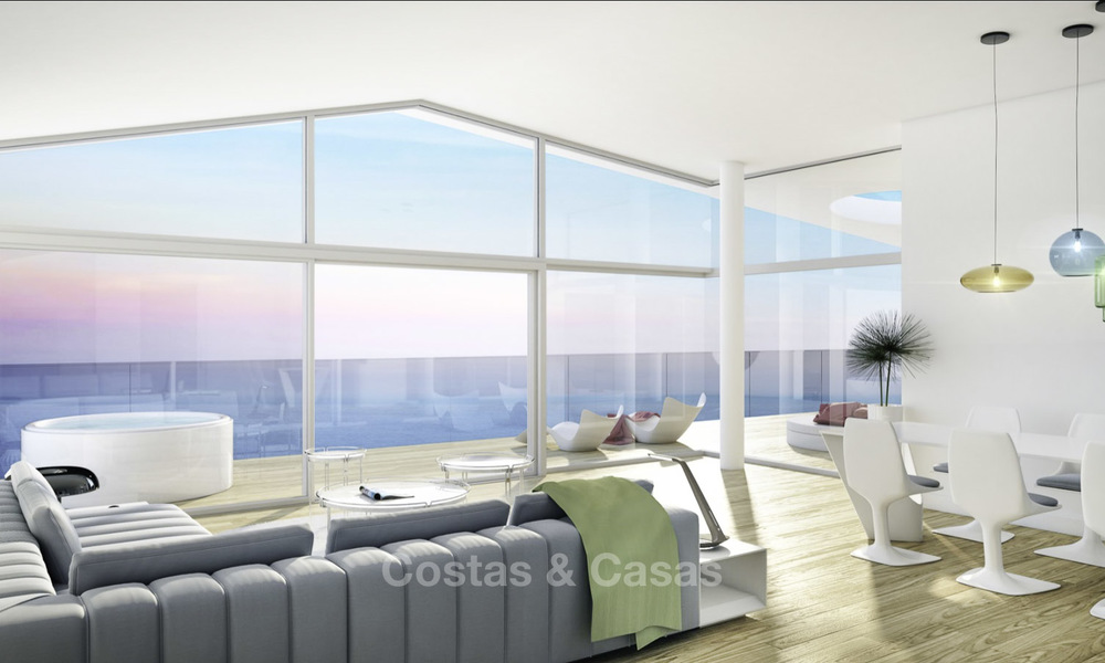 Last remaining new penthouse in a contemporary luxury complex for sale, with spectacular sea views in Benalmadena 16757