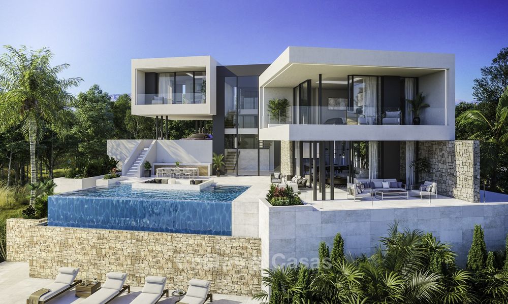 Superb modern-contemporary villa with sea views for sale in a top class golf resort, Mijas, Costa del Sol 16358