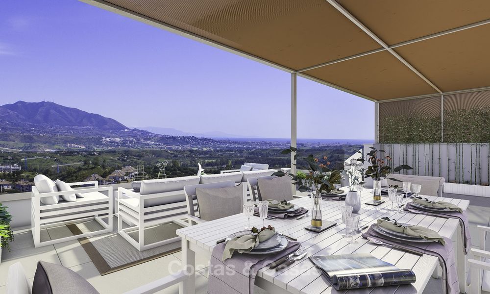Modern luxury apartments and penthouses for sale in an esteemed golf resort in Mijas, Costa del Sol. Last unit! 16652