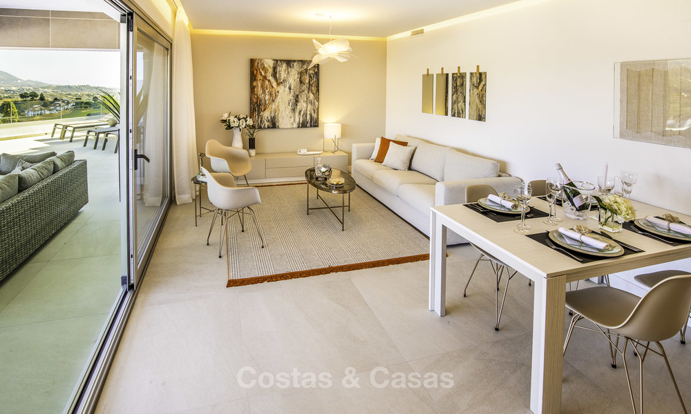 Modern luxury apartments and penthouses for sale in an esteemed golf resort in Mijas, Costa del Sol. Last unit! 16667