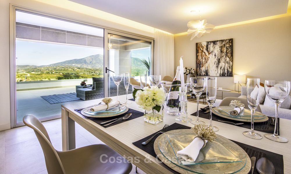 Modern luxury apartments and penthouses for sale in an esteemed golf resort in Mijas, Costa del Sol. Last unit! 16668