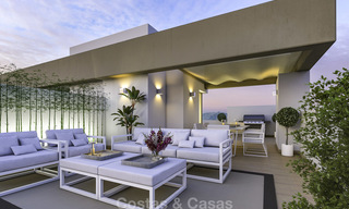 New, move-in ready, modern townhouses for sale on an acclaimed golf resort in Mijas, Costa del Sol. 10% discount! 15646 