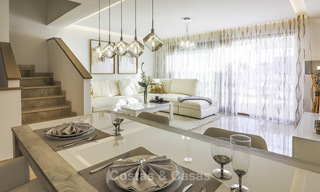 New, move-in ready, modern townhouses for sale on an acclaimed golf resort in Mijas, Costa del Sol. 10% discount! 15674 