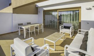 New, move-in ready, modern townhouses for sale on an acclaimed golf resort in Mijas, Costa del Sol. 10% discount! 15677 
