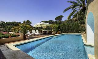 Cosy traditional-style villa with sea and mountain views for sale in El Madroñal, Benahavis - Marbella 16062 