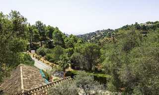 Cosy traditional-style villa with sea and mountain views for sale in El Madroñal, Benahavis - Marbella 16072 