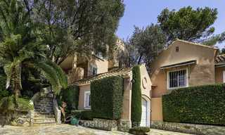 Cosy traditional-style villa with sea and mountain views for sale in El Madroñal, Benahavis - Marbella 16075 