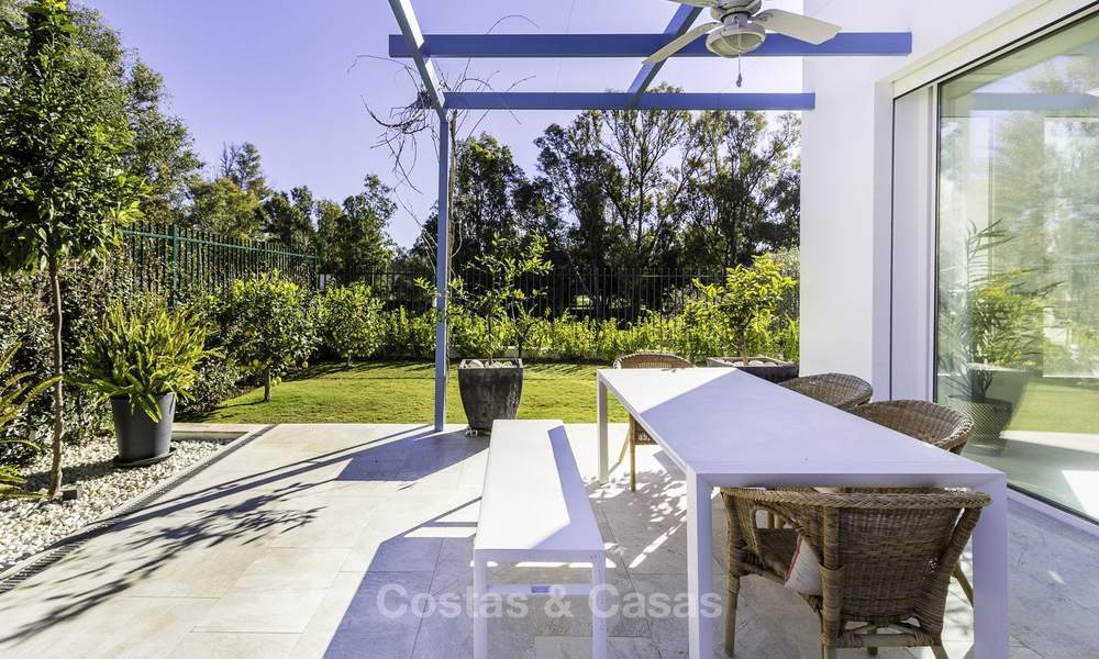 Newly built beach side luxury villa in contemporary style for sale, move-in ready, Marbella - Estepona 16598