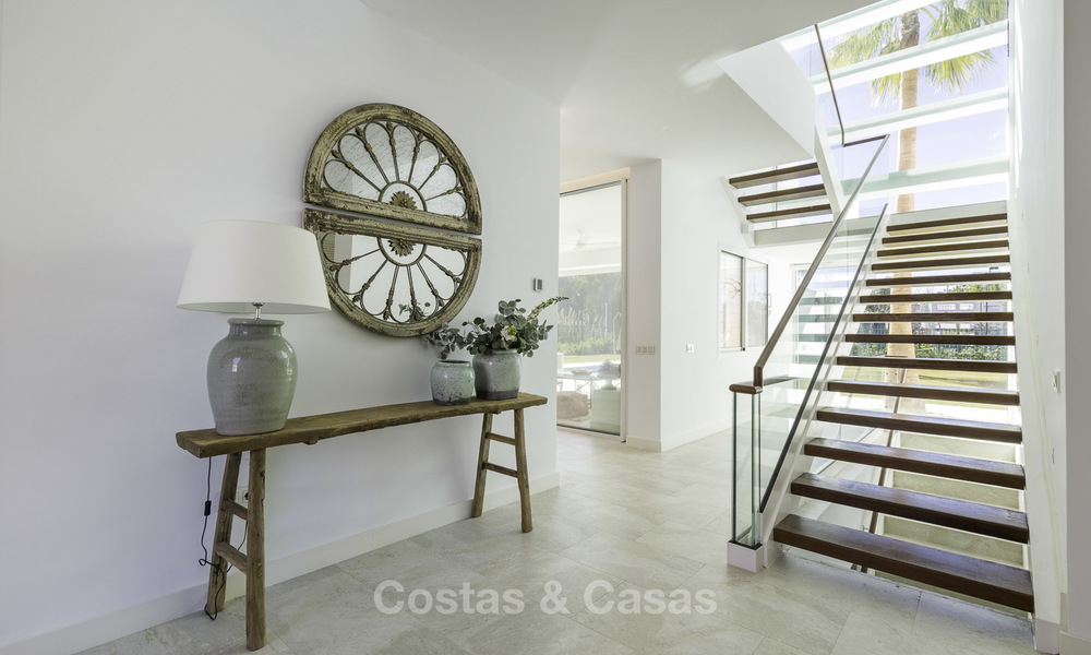 Newly built beach side luxury villa in contemporary style for sale, move-in ready, Marbella - Estepona 16606