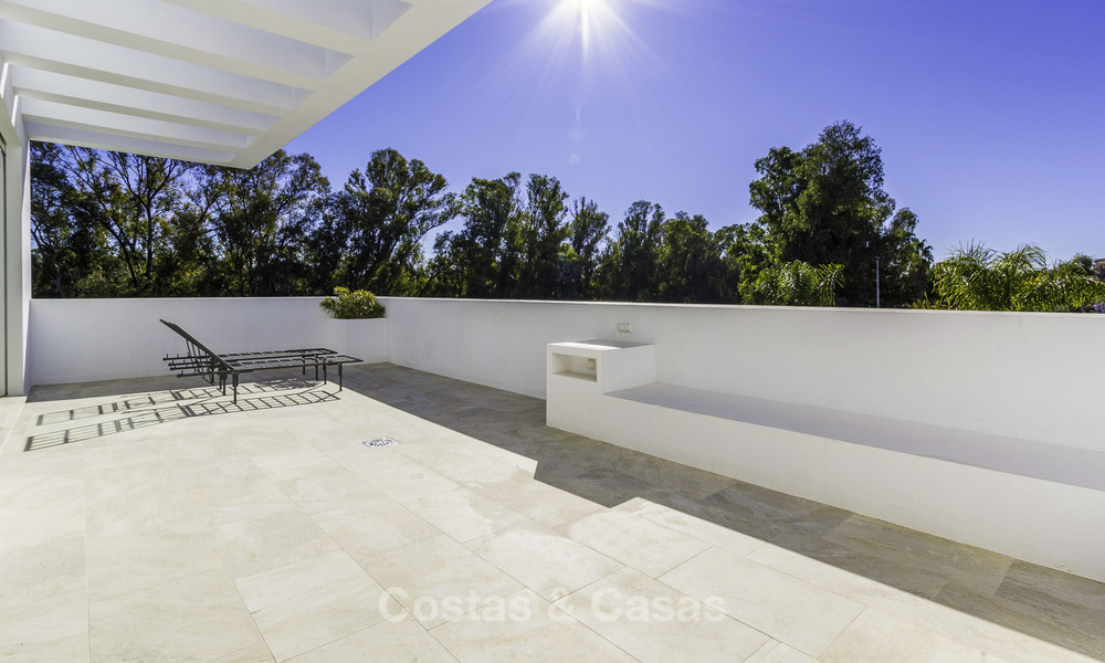 Newly built beach side luxury villa in contemporary style for sale, move-in ready, Marbella - Estepona 16616