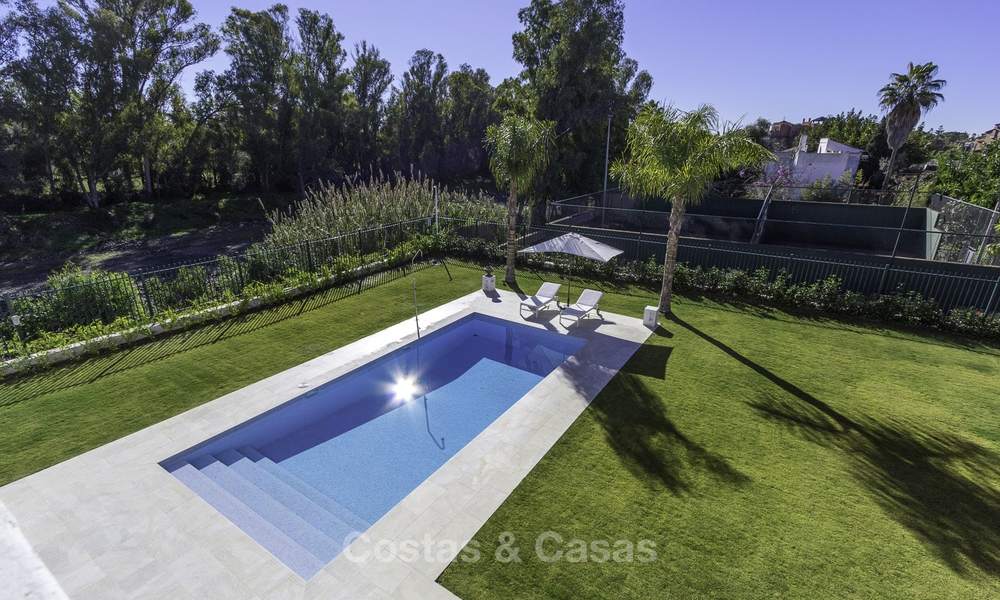 Newly built beach side luxury villa in contemporary style for sale, move-in ready, Marbella - Estepona 16620