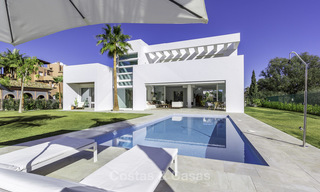 Newly built beach side luxury villa in contemporary style for sale, move-in ready, Marbella - Estepona 16627 