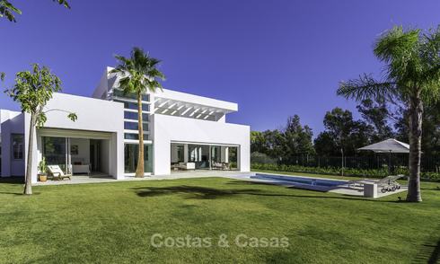 Newly built beach side luxury villa in contemporary style for sale, move-in ready, Marbella - Estepona 16628