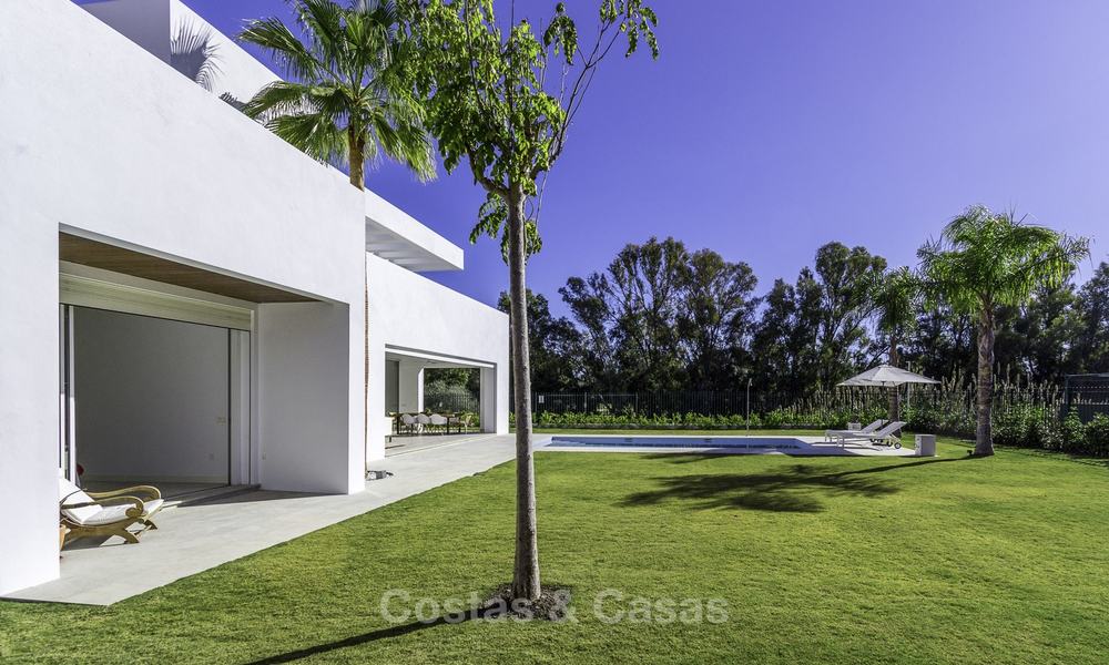 Newly built beach side luxury villa in contemporary style for sale, move-in ready, Marbella - Estepona 16629
