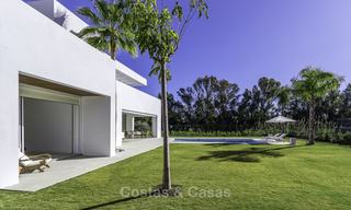 Newly built beach side luxury villa in contemporary style for sale, move-in ready, Marbella - Estepona 16629 