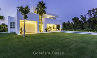 Newly built beach side luxury villa in contemporary style for sale, move-in ready, Marbella - Estepona 16643 