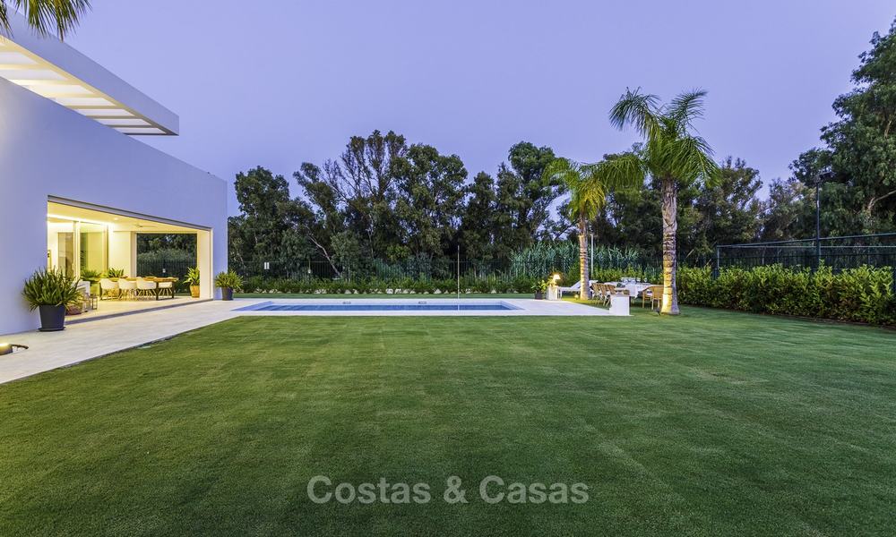 Newly built beach side luxury villa in contemporary style for sale, move-in ready, Marbella - Estepona 16644
