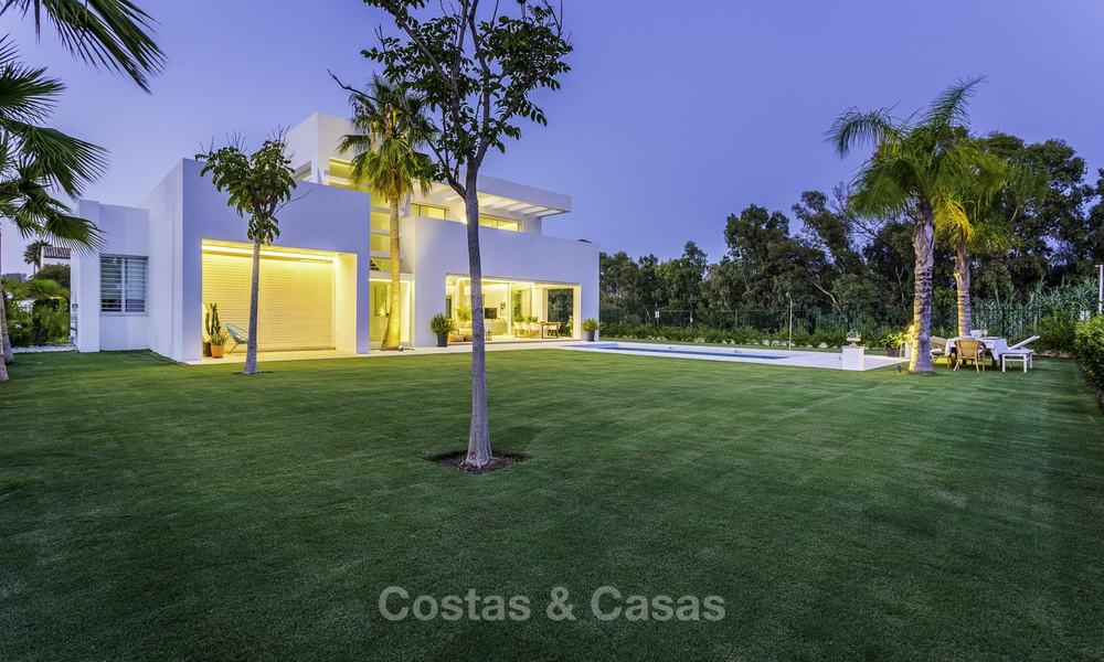 Newly built beach side luxury villa in contemporary style for sale, move-in ready, Marbella - Estepona 16646