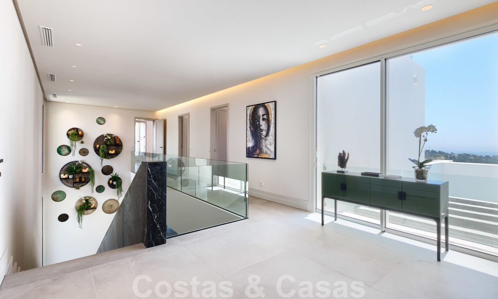 Beautiful contemporary luxury villa with sea and mountain views for sale, Benahavis - Marbella 27996