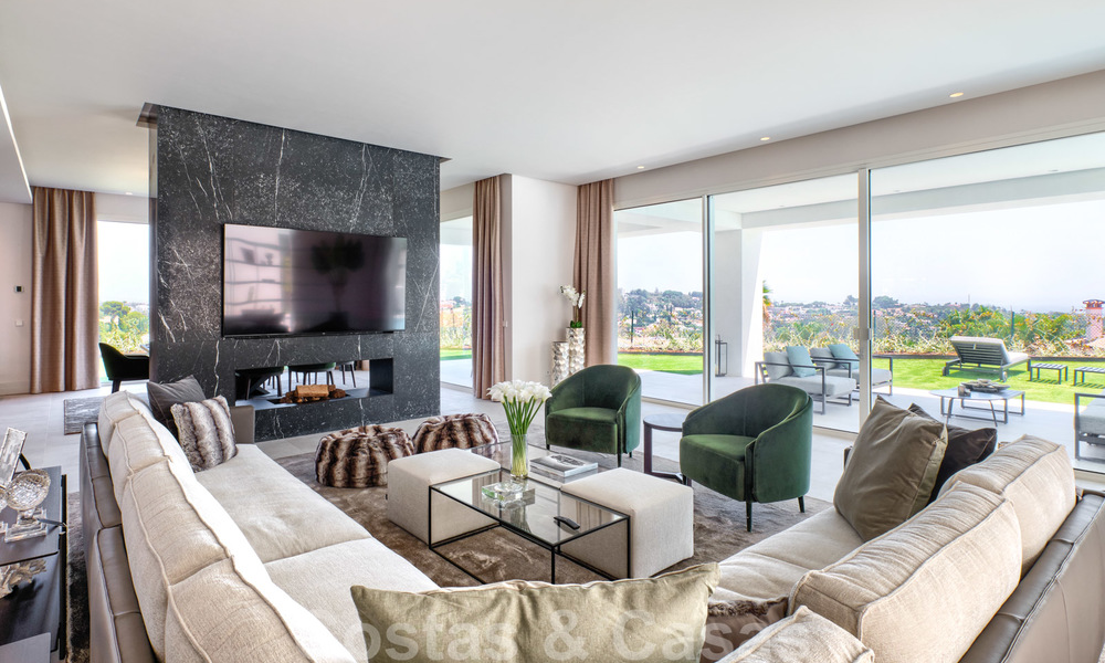 Beautiful contemporary luxury villa with sea and mountain views for sale, Benahavis - Marbella 28024