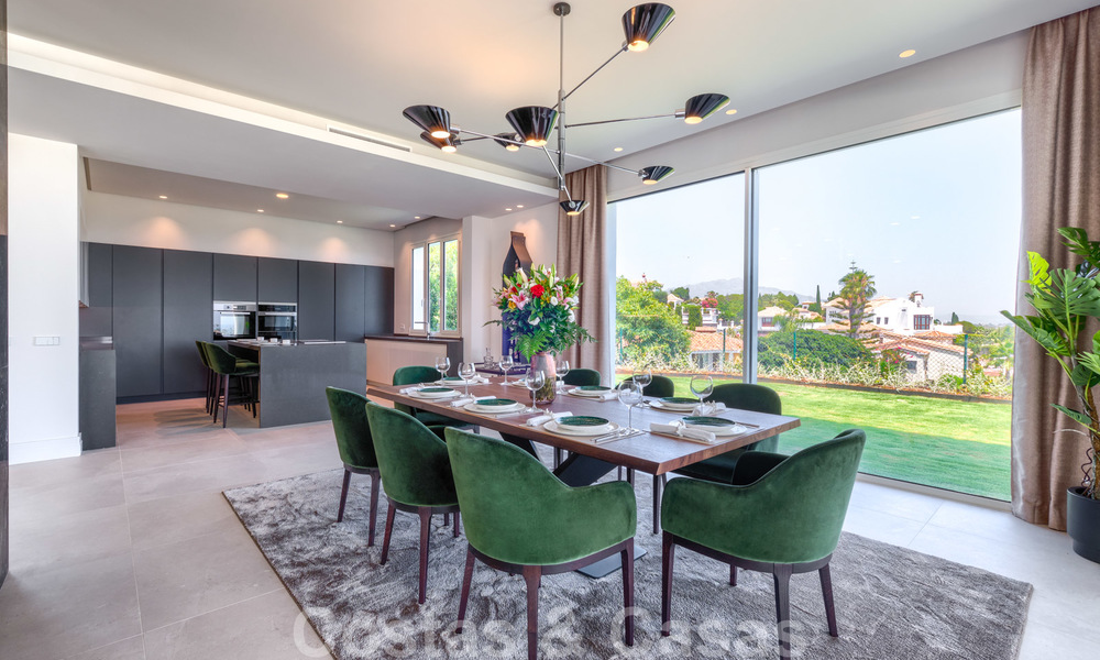 Beautiful contemporary luxury villa with sea and mountain views for sale, Benahavis - Marbella 28030