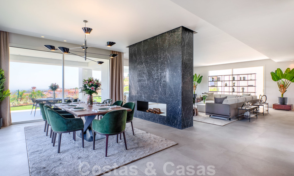 Beautiful contemporary luxury villa with sea and mountain views for sale, Benahavis - Marbella 28032