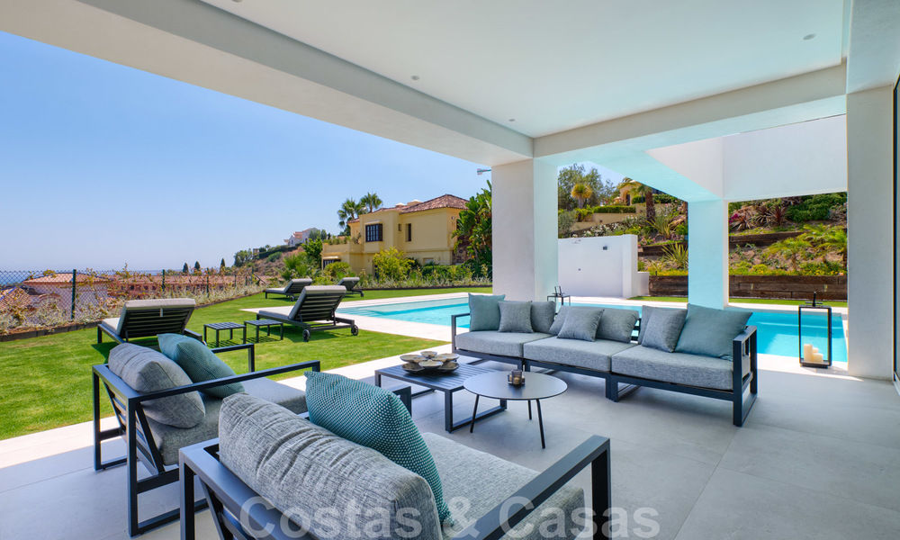 Beautiful contemporary luxury villa with sea and mountain views for sale, Benahavis - Marbella 28041