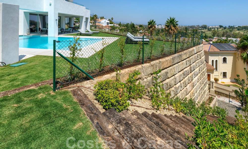 Beautiful contemporary luxury villa with sea and mountain views for sale, Benahavis - Marbella 28047