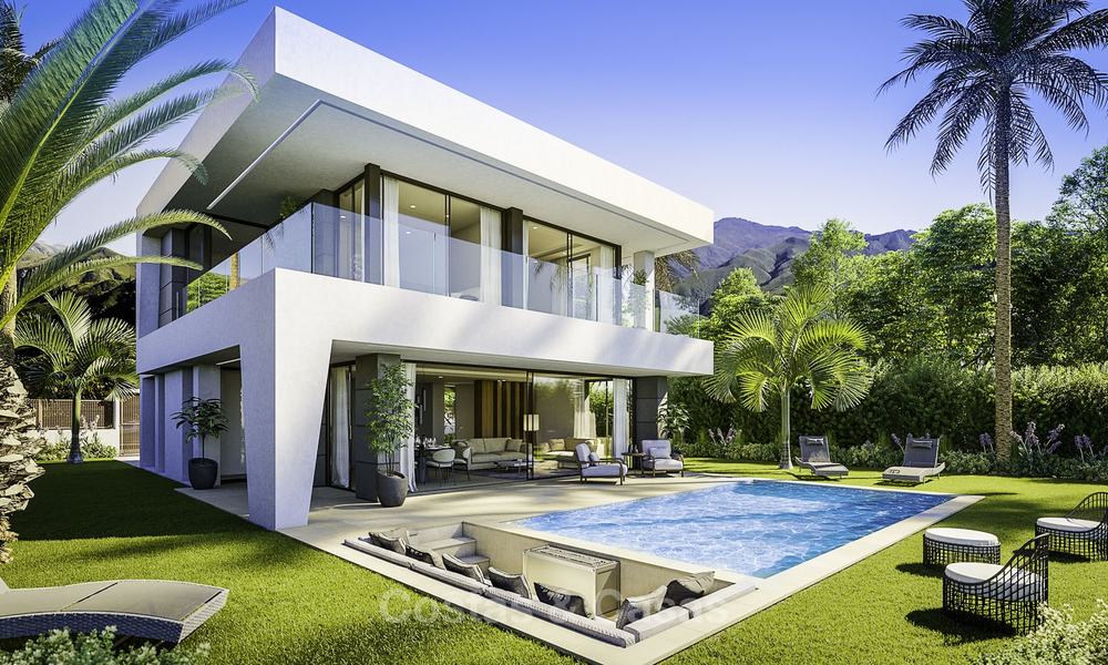 Stylish new contemporary villa for sale on the New Golden Mile between Estepona and Marbella 15942