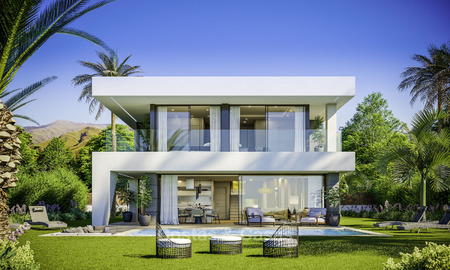 Stylish new contemporary villa for sale on the New Golden Mile between Estepona and Marbella 15943